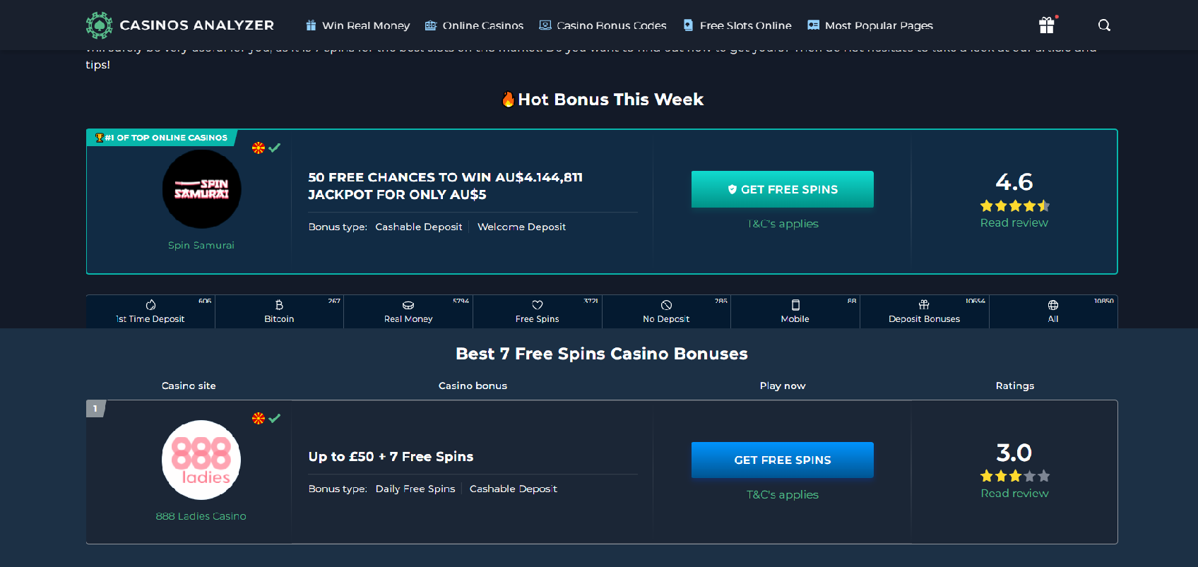 How to Claim 7 Free Spins Bonus