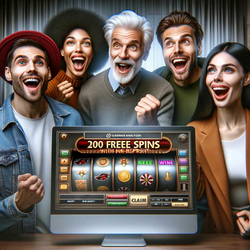 Lucky people get 200 free spins no deposit from casinos analyzer
