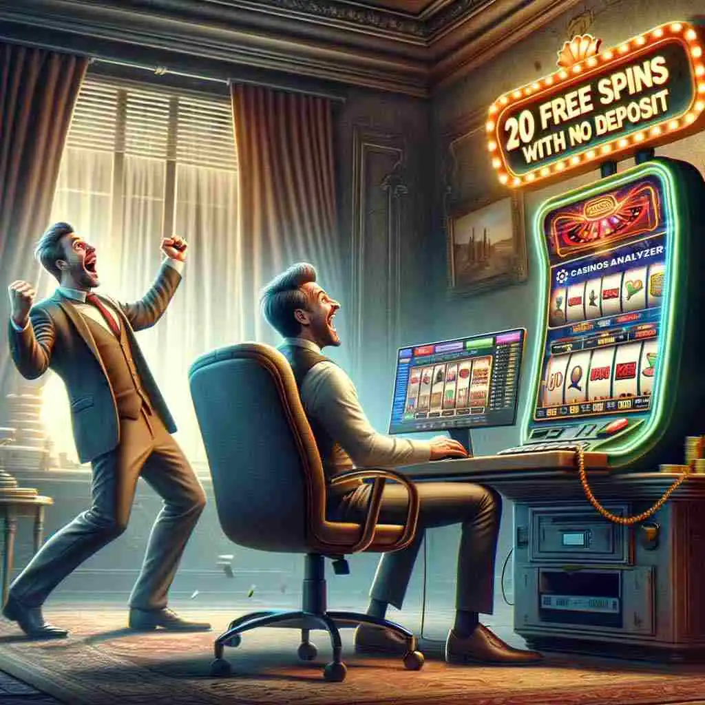 Lucky men get 20 free spins no deposit from casinos analyzer