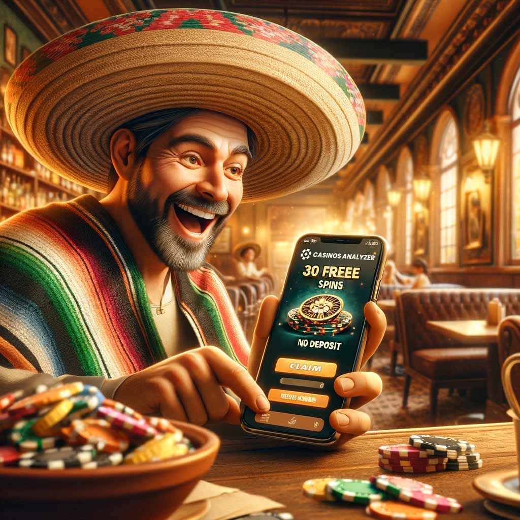 Mexican man gets 30 free spins no deposit from casinos analyzer
