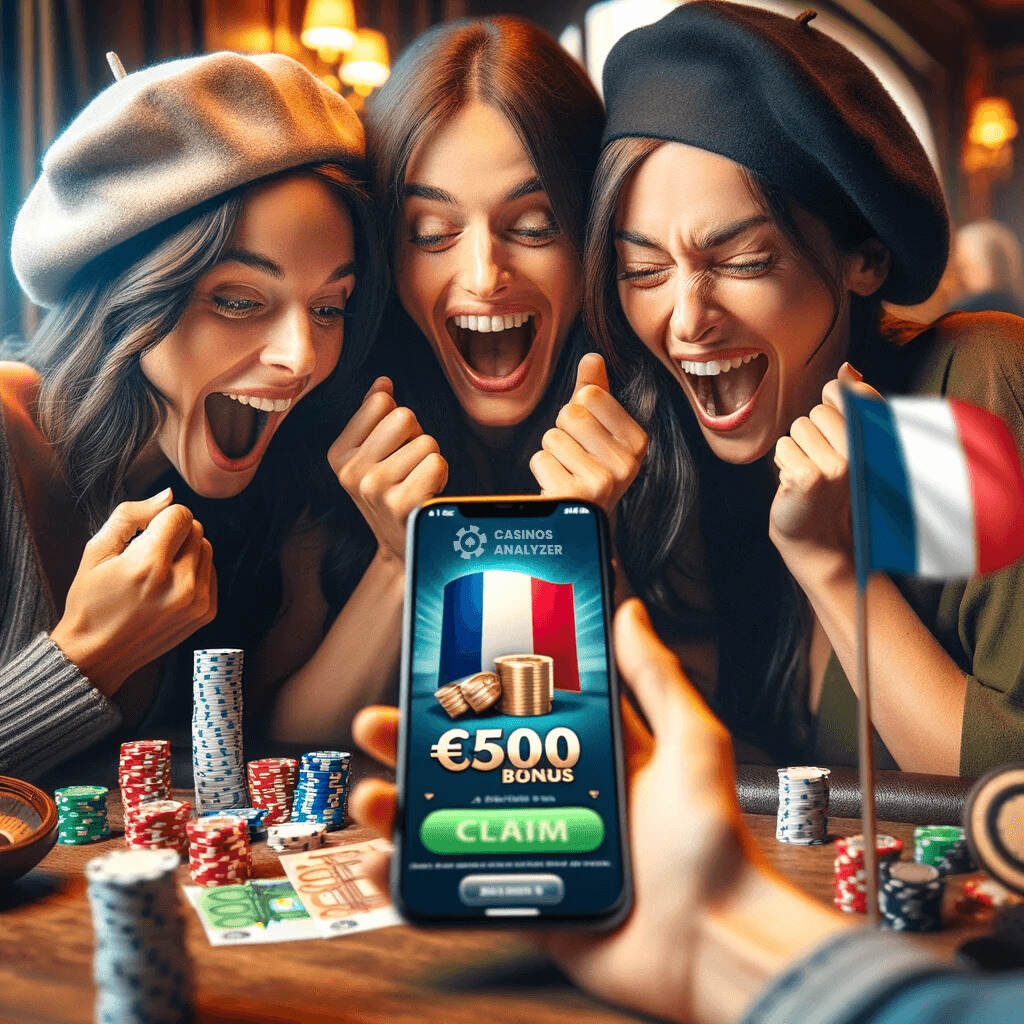 French women get bonus 500 euro from casinos analyzer