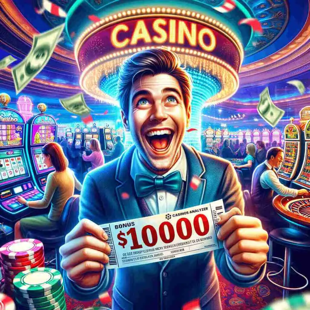 Man in casino gets $10000 No Deposit Casino Bonus Codes usa