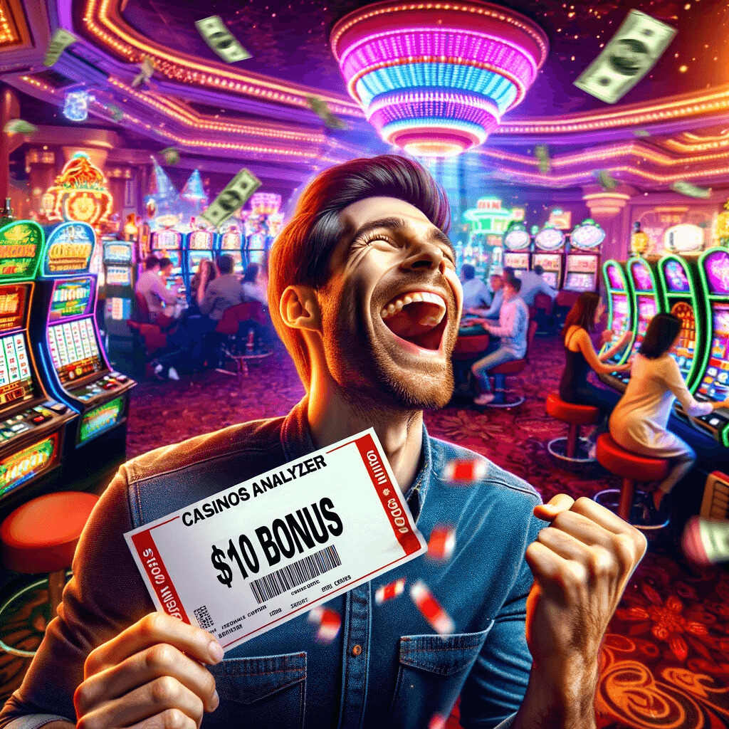 Man gets  free no deposit bonus code from casinos analyzer