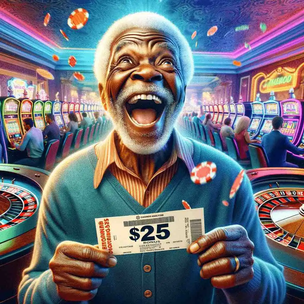 African man gets $25 free chip no deposit casino usa