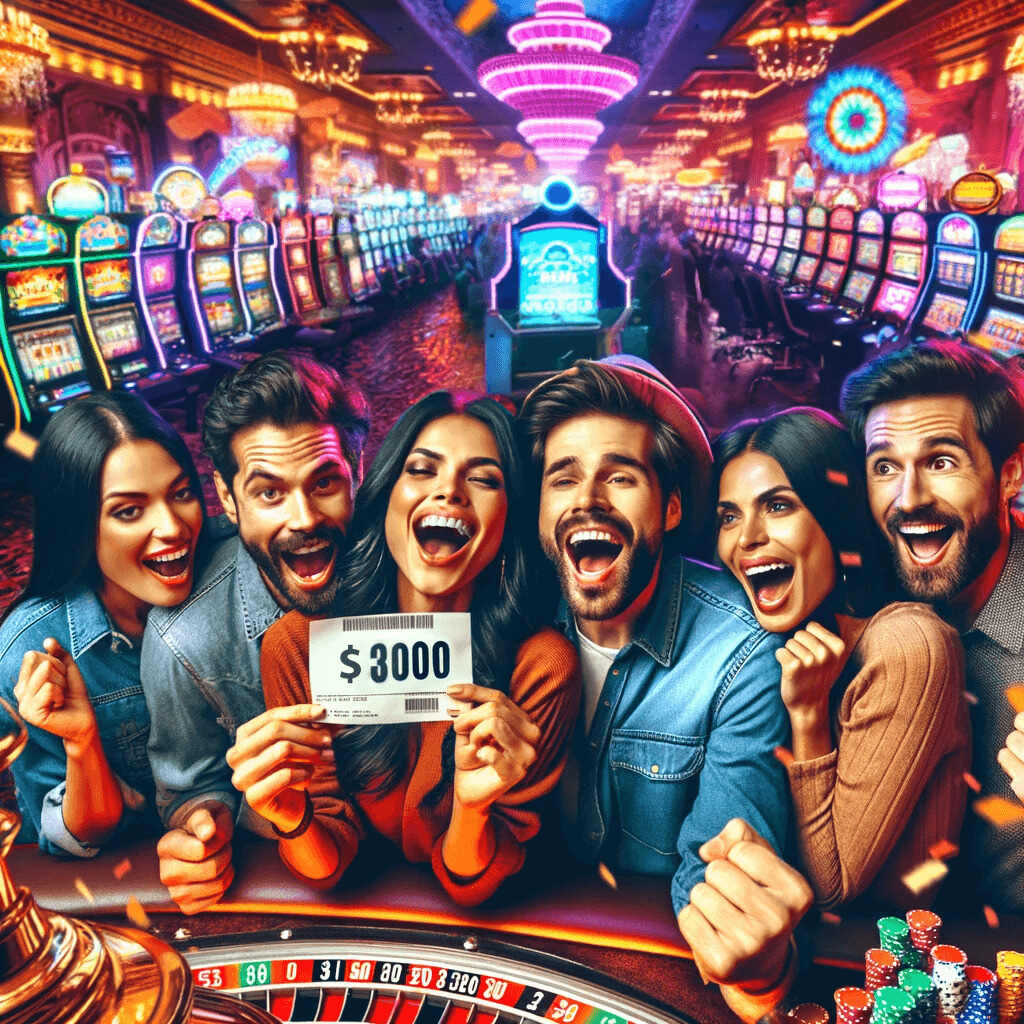 Joyful people get 3000 bonus from casinos analyzer