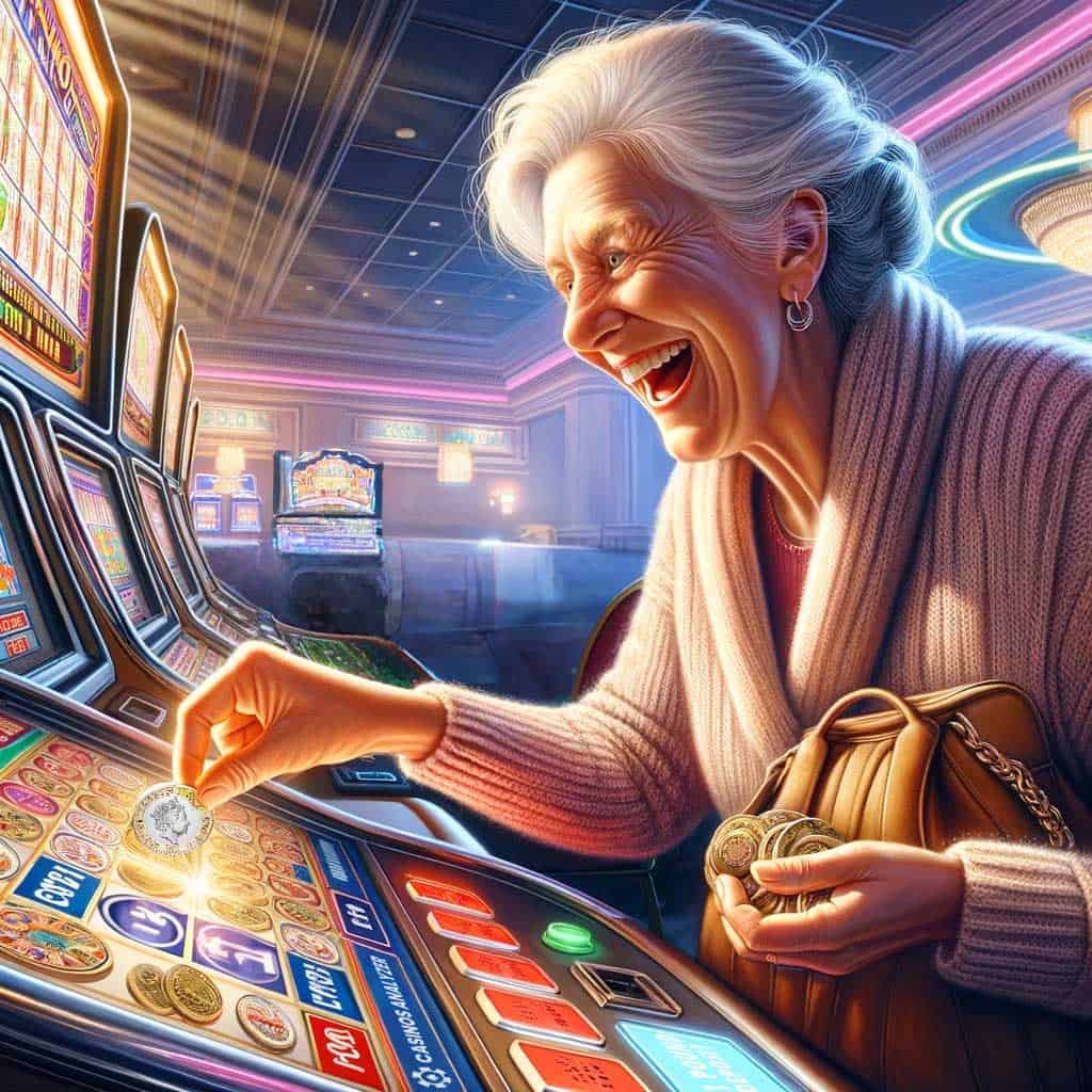 1 pound deposit casino is enough for mature lady to play in casino