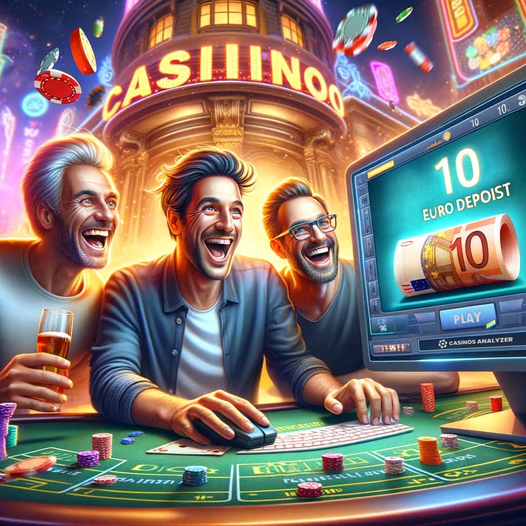 Friends enjoy playing casino 10 euro deposit  with casinos analyzer bonus coupon