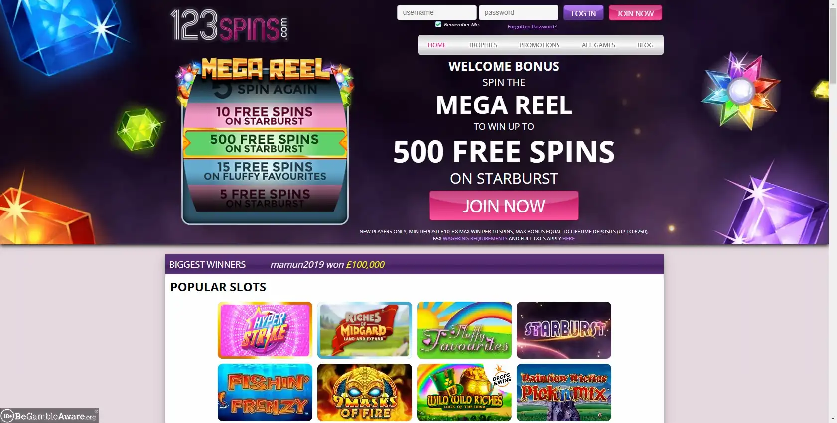 123 Spins Casino Review