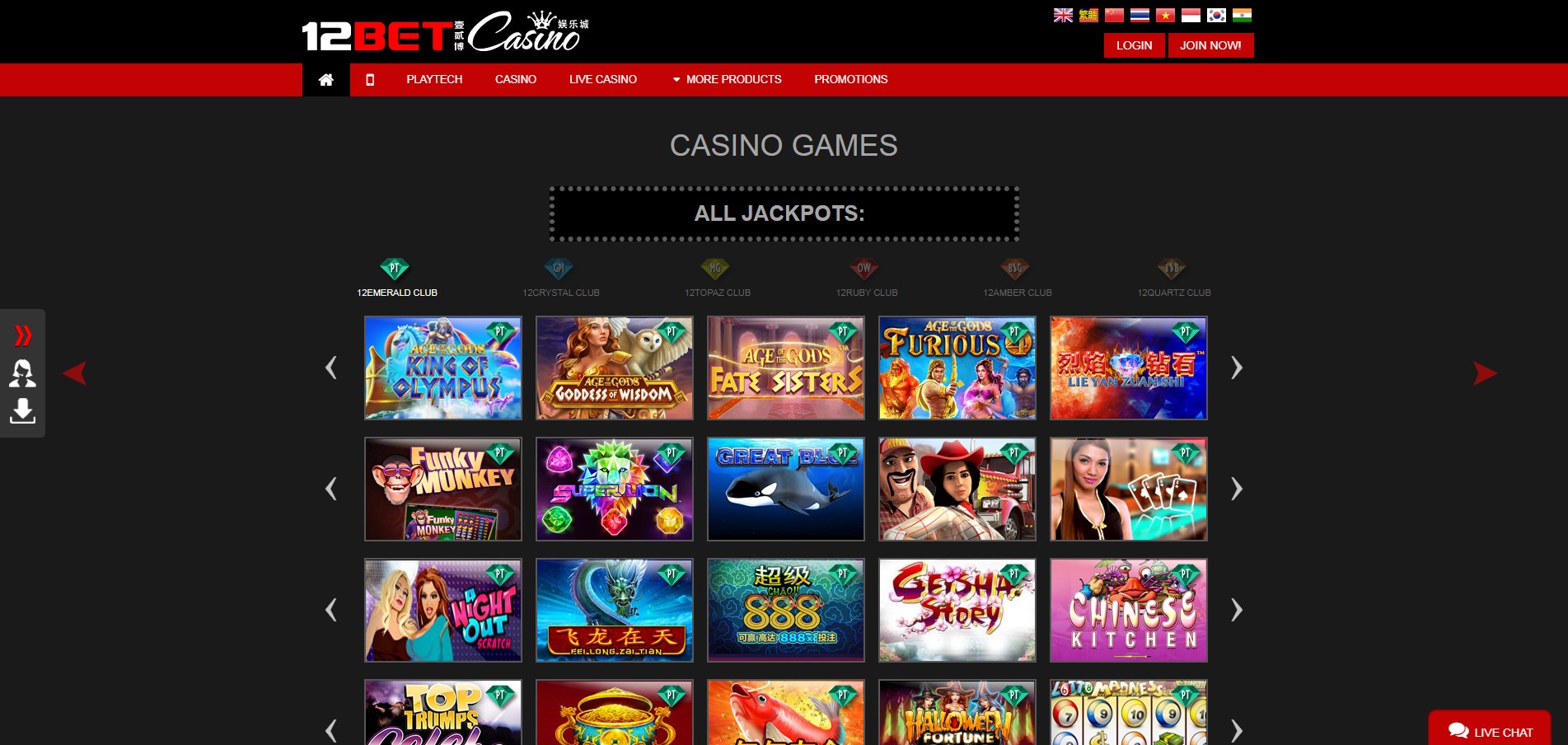12 Bet Casino Review