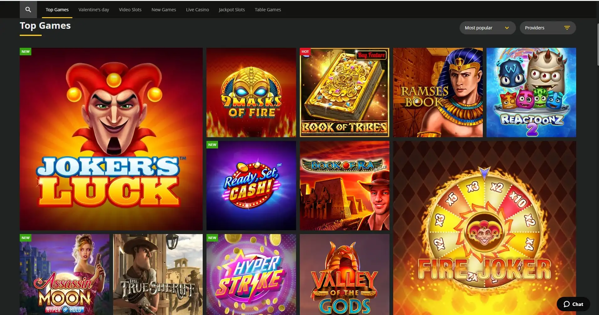 18Bet Casino Games