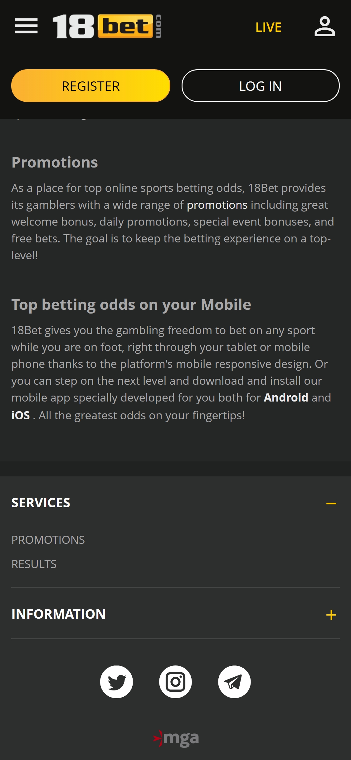 18Bet Casino Mobile App Review