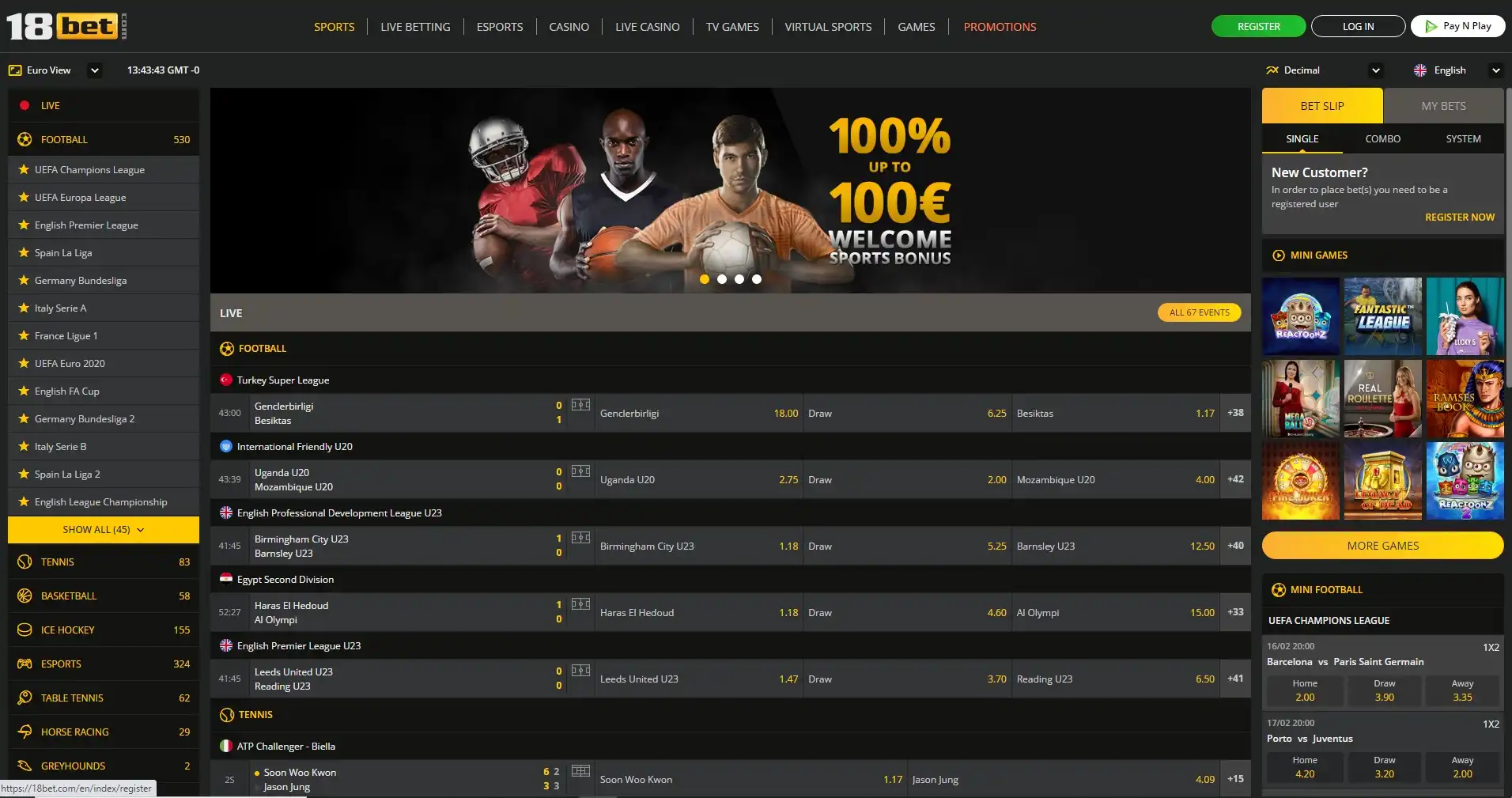 18Bet Casino Betting