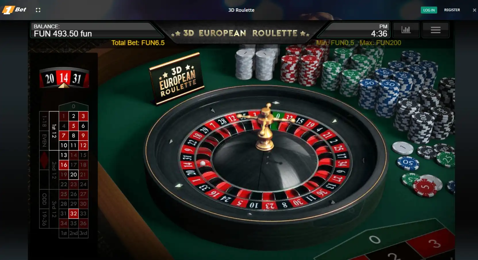 1Bet Casino Casino Games