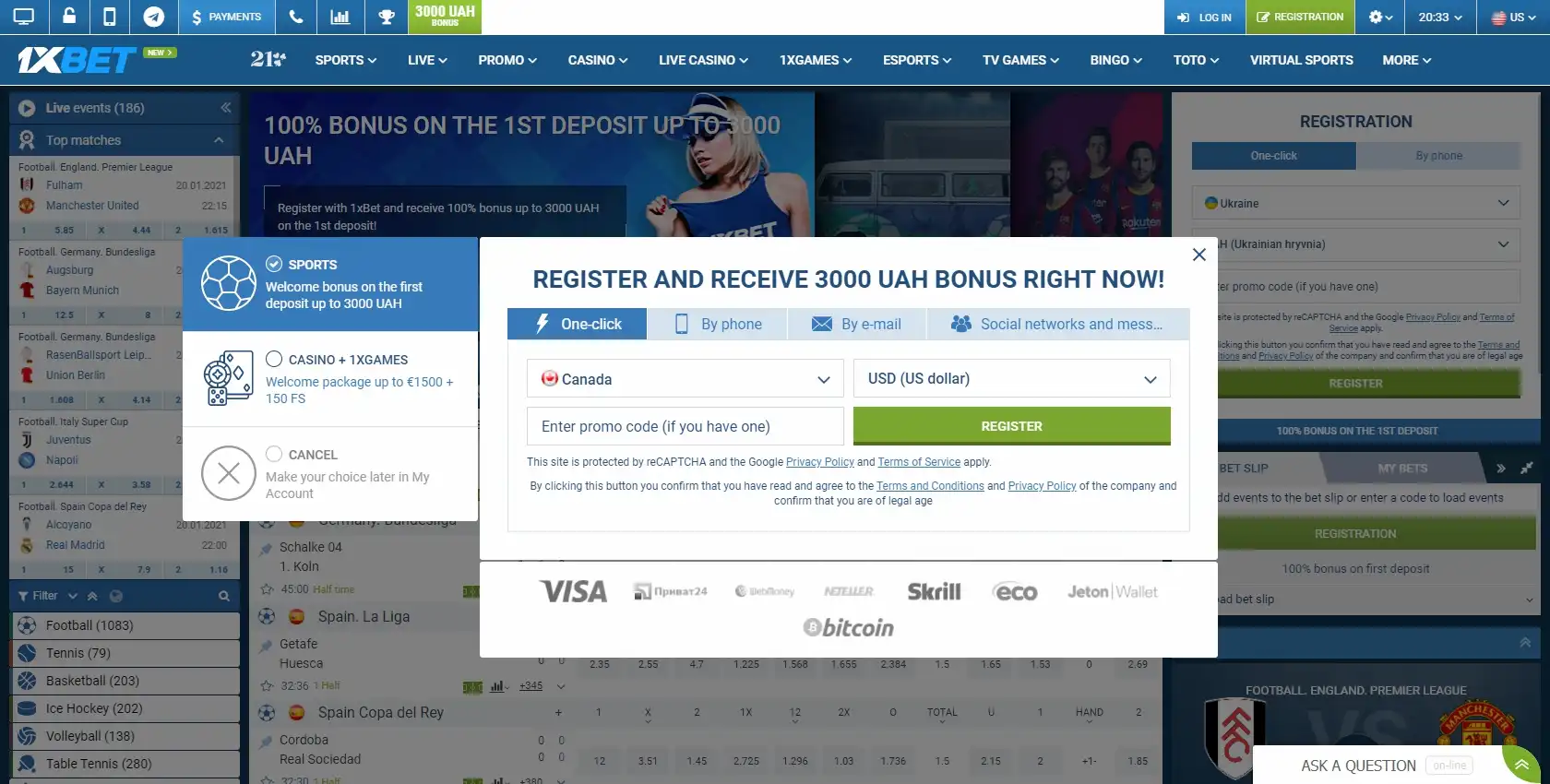 1Xbet Casino No Deposit Bonus