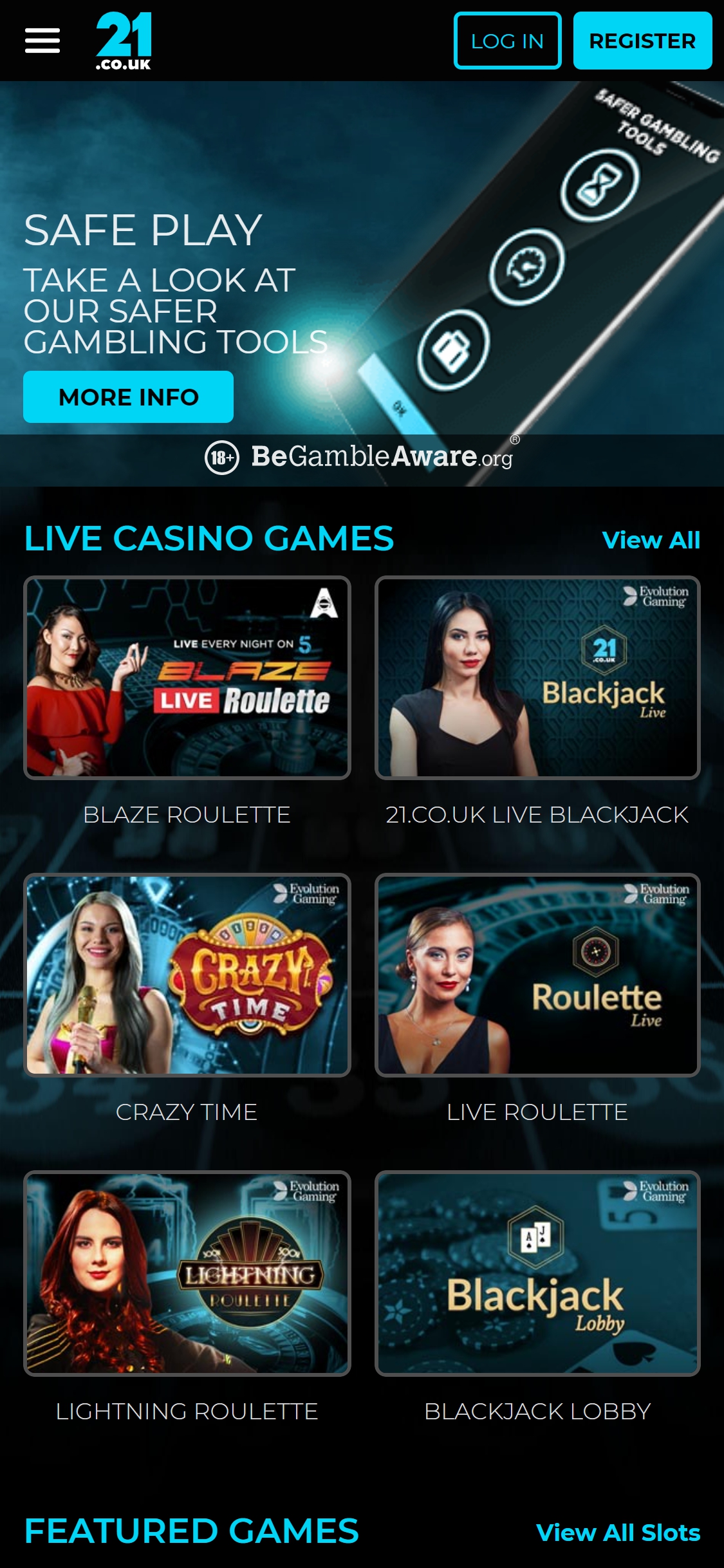 21.co.uk Casino Mobile Review