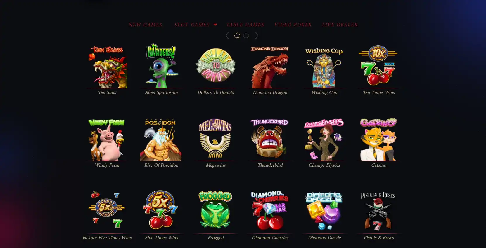 21 Grand Casino Games