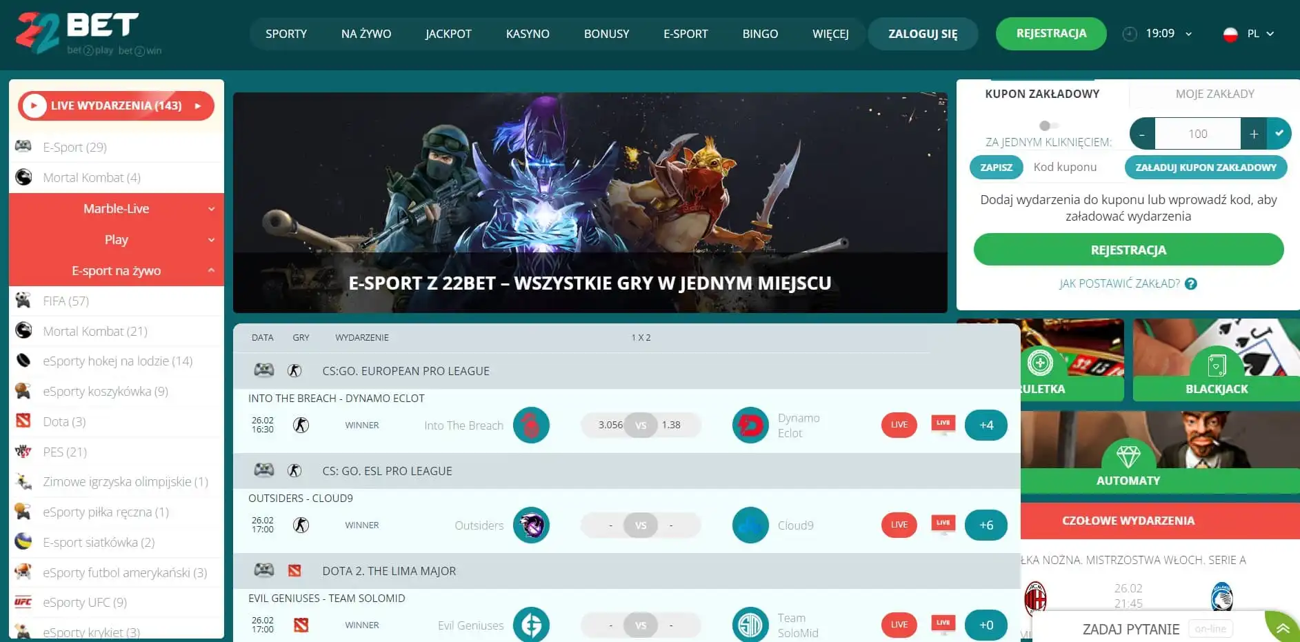 22Bet Casino Review