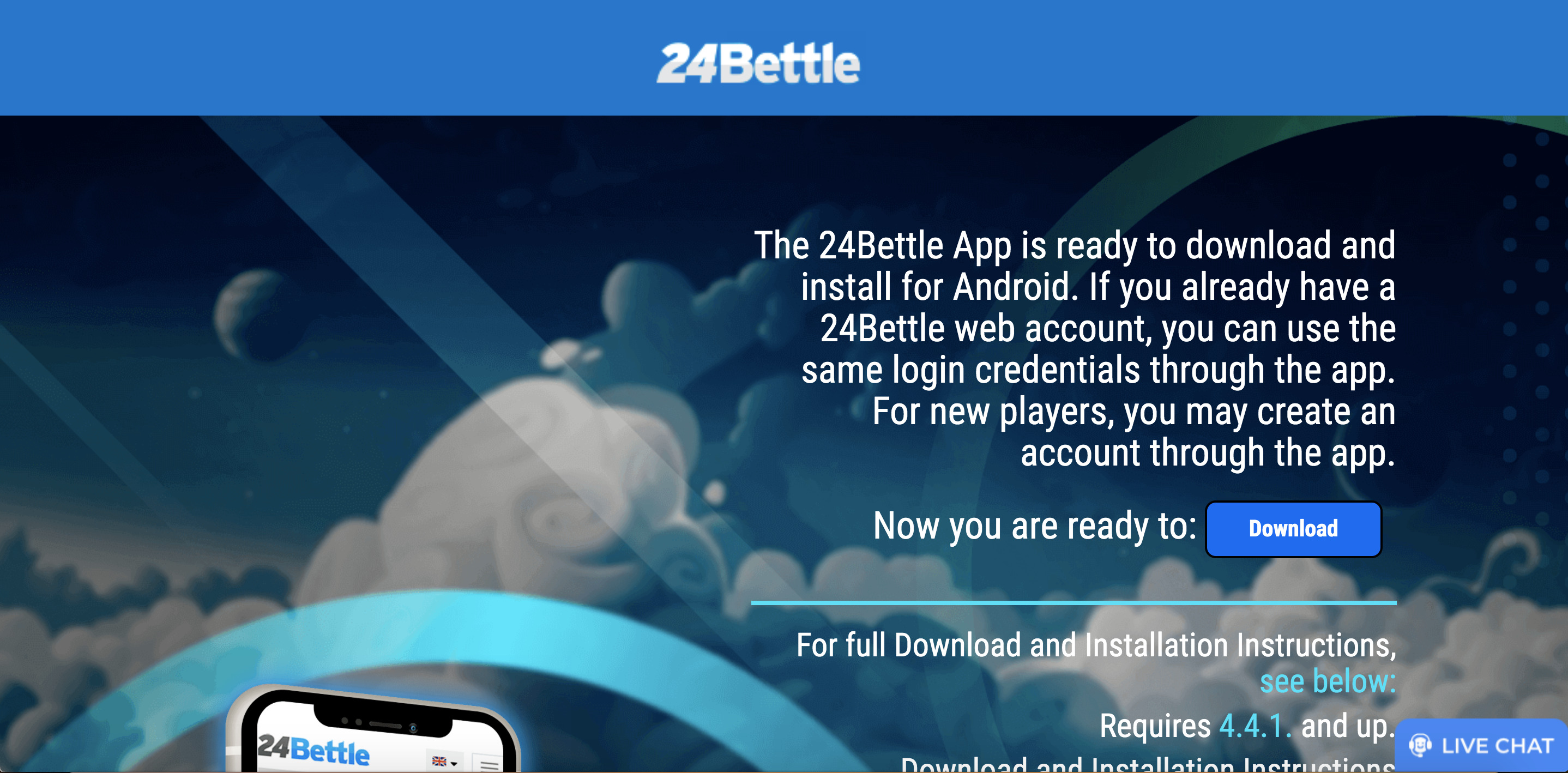 24 Bettle Casino App