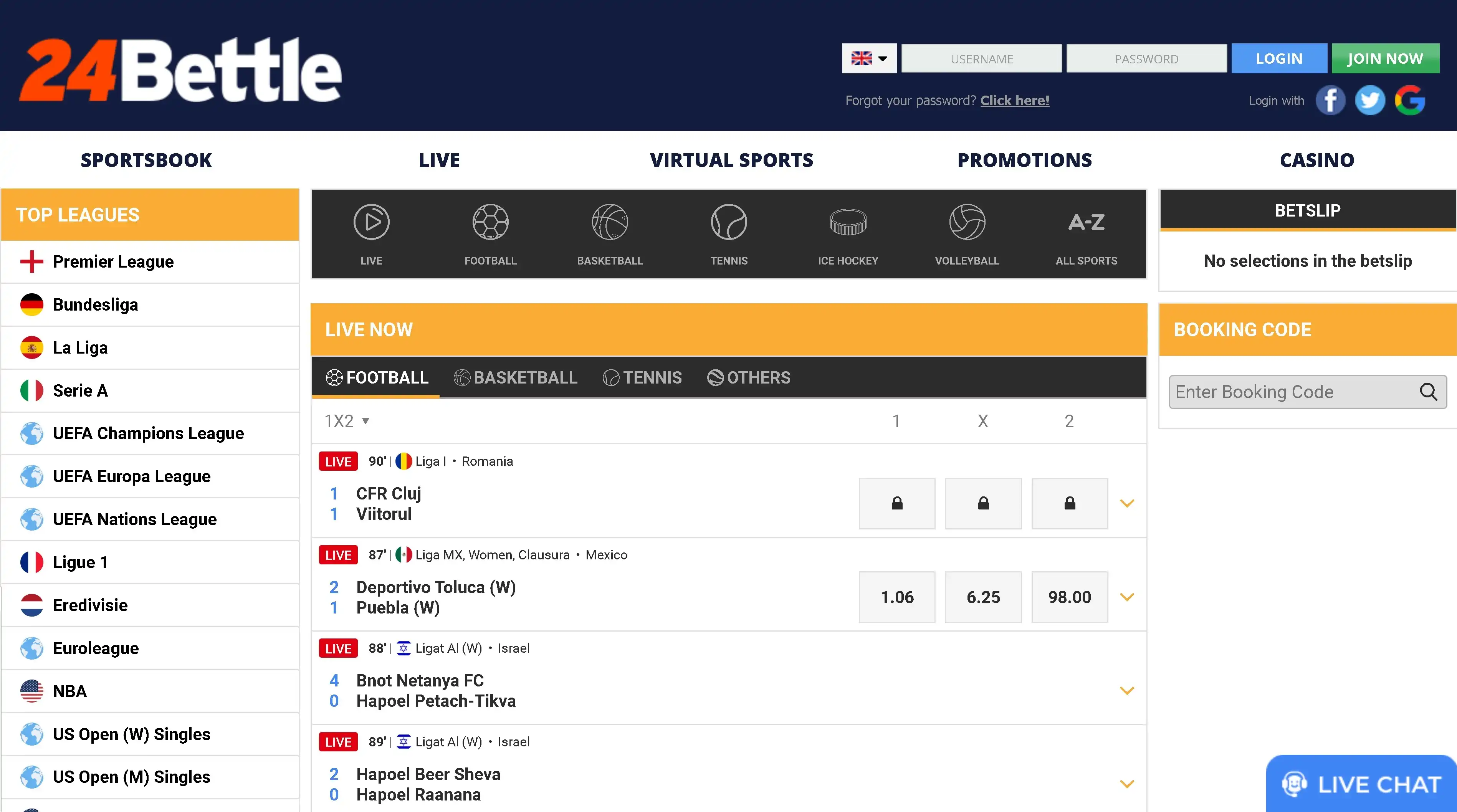 24 Bettle Casino Betting