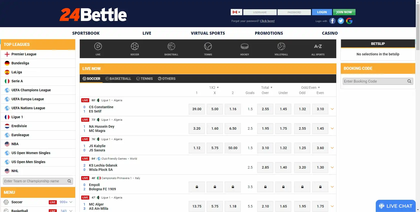 24 Bettle Casino Betting