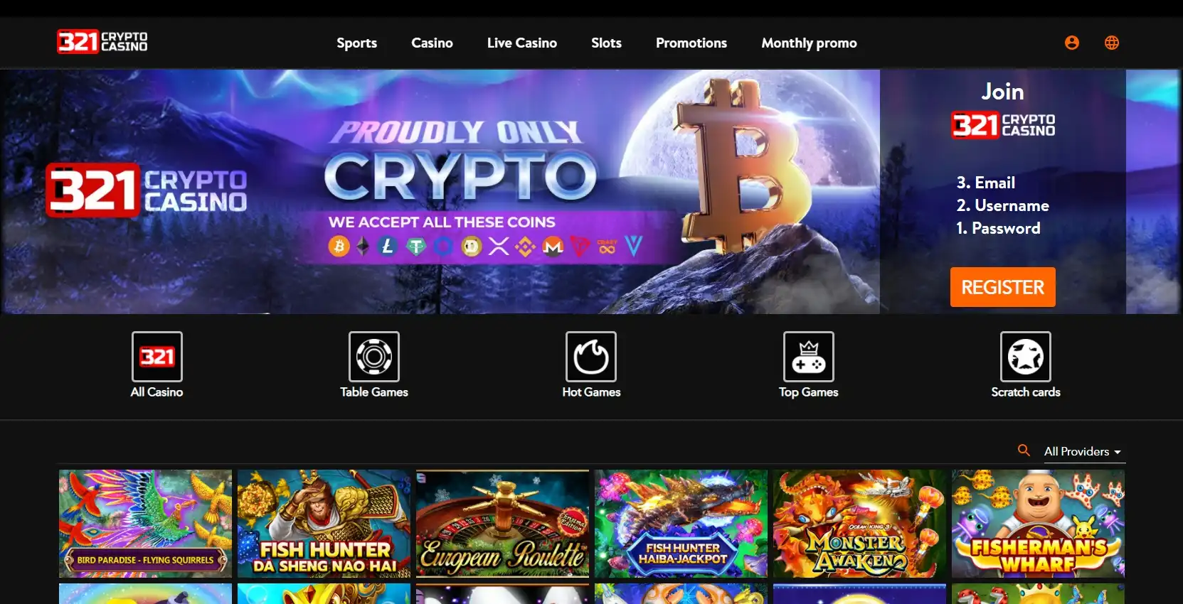 321 Crypto Casino Review