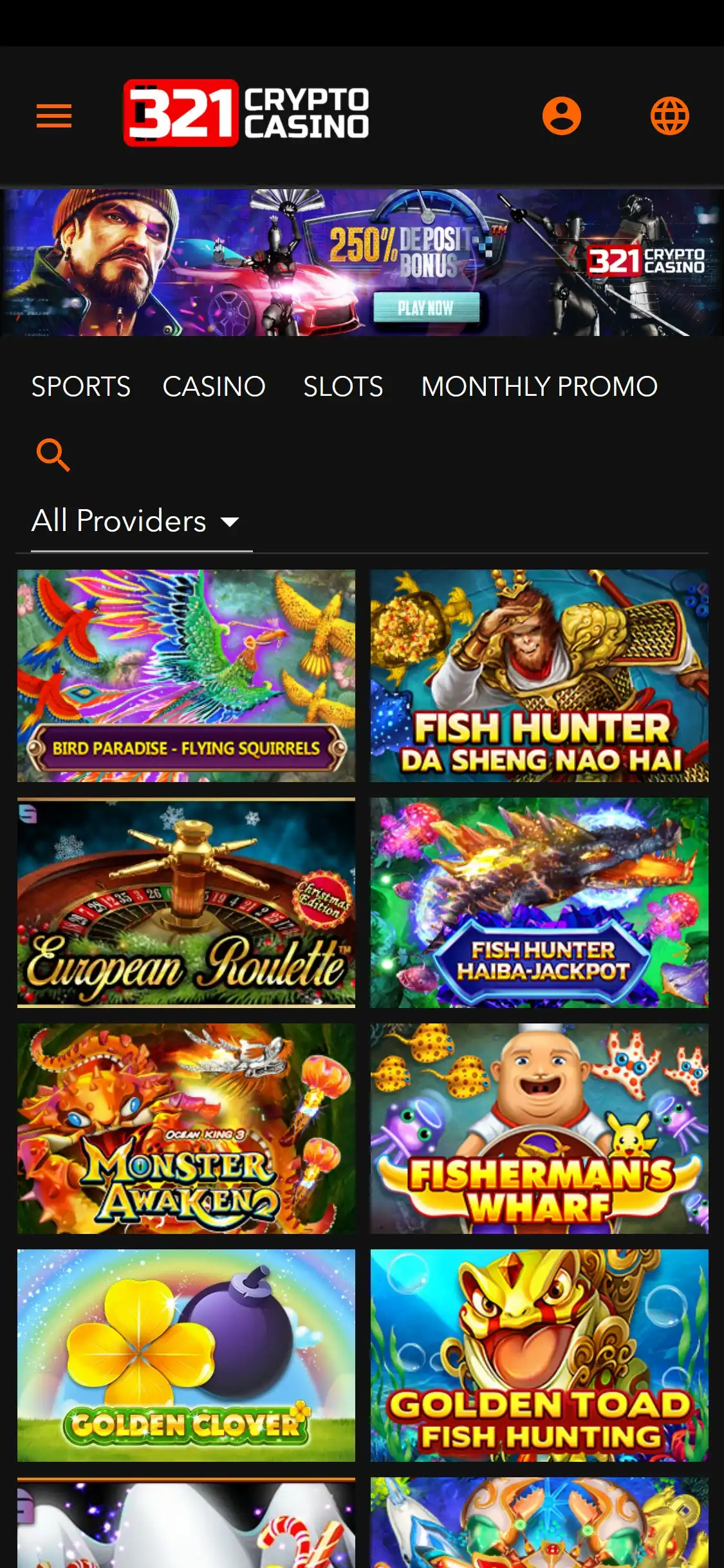 321 Crypto Casino Login and Read Review