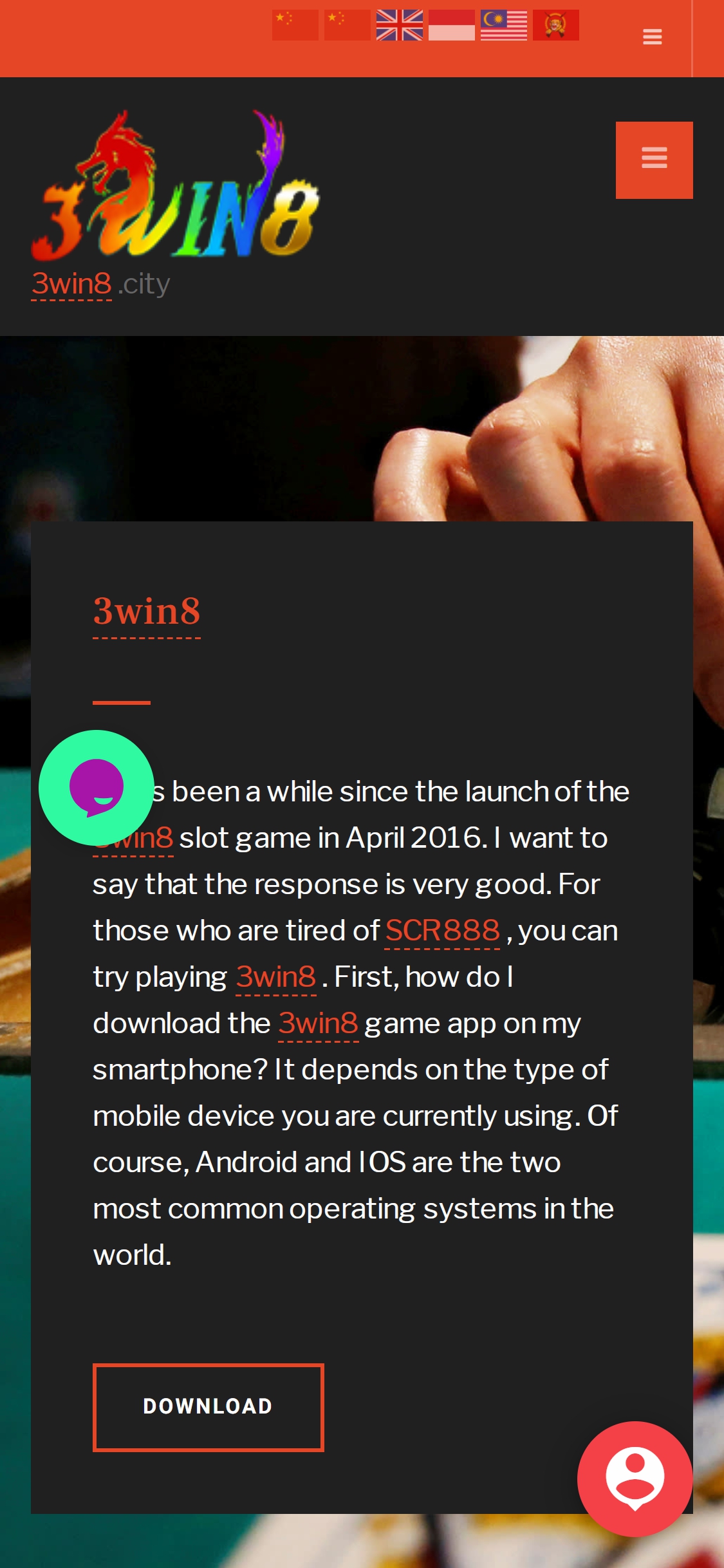 3Win8 Casino Mobile Review