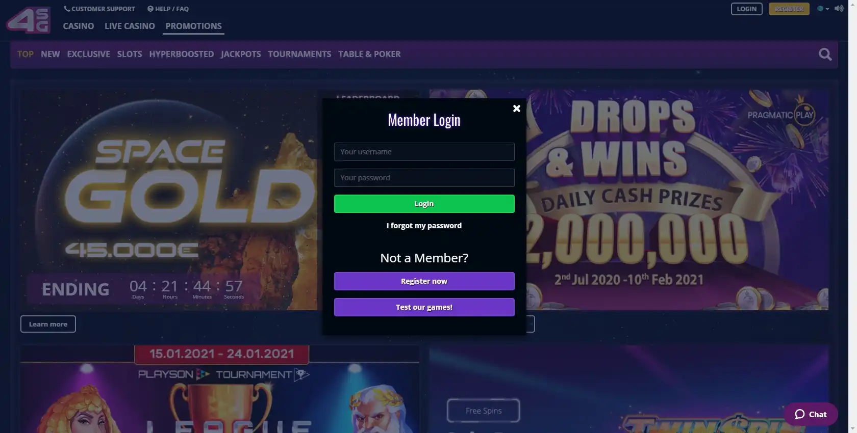 4StarsGames Login