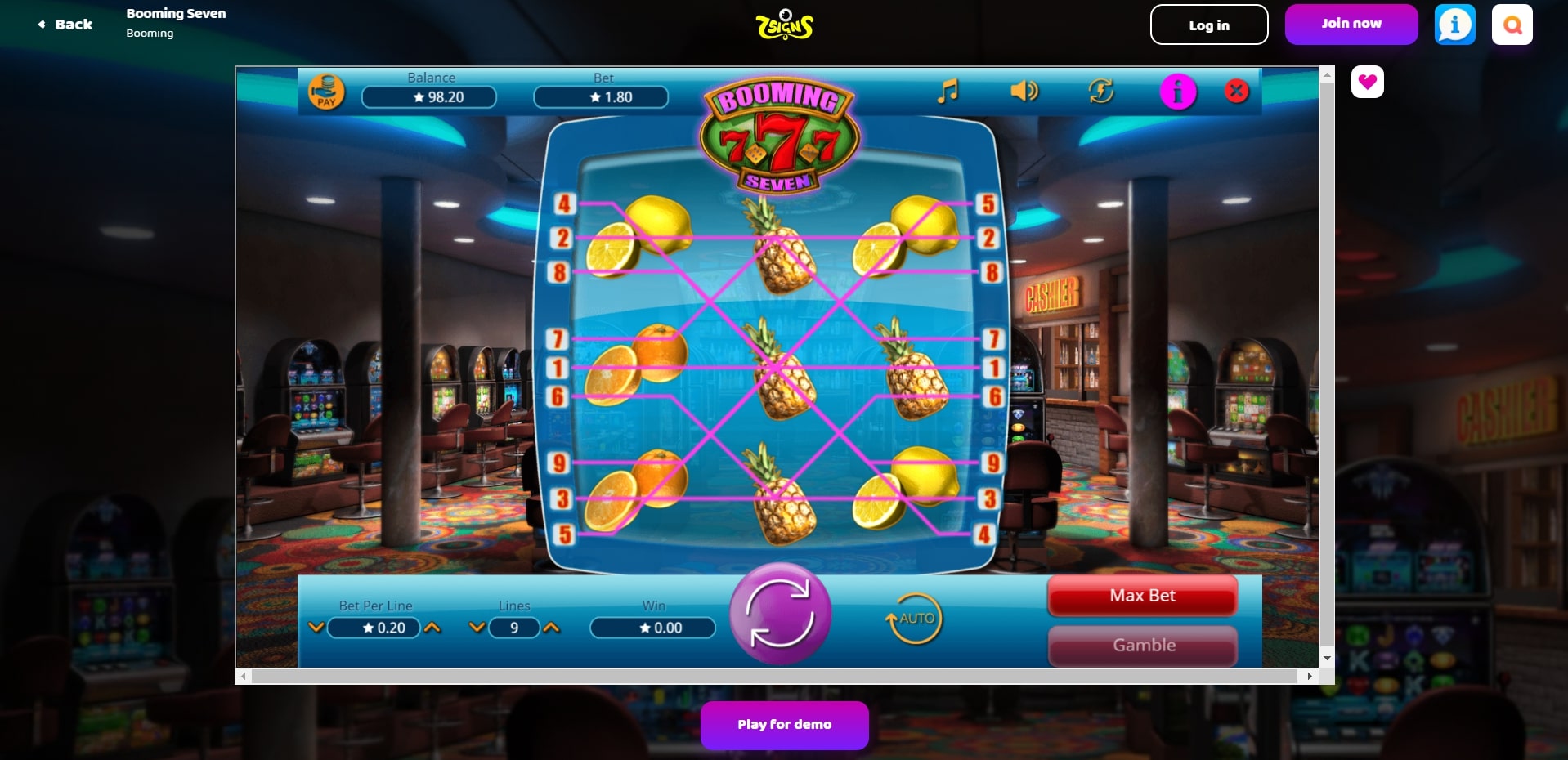 7 Signs Casino Slot Games