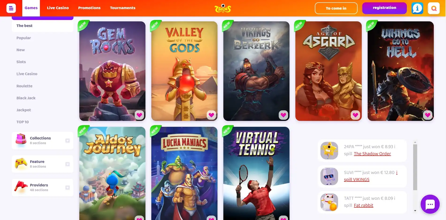7 Signs Casino Games