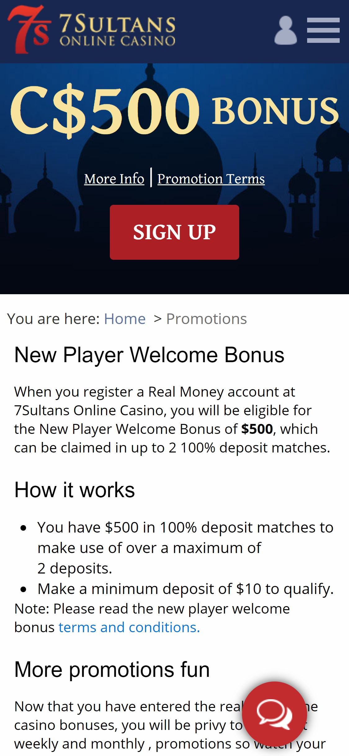 7Sultans Casino Mobile No Deposit Bonus Review