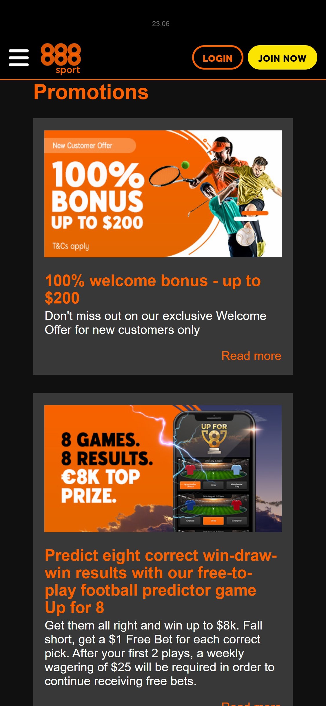 888 Sport Casino Mobile No Deposit Bonus Review