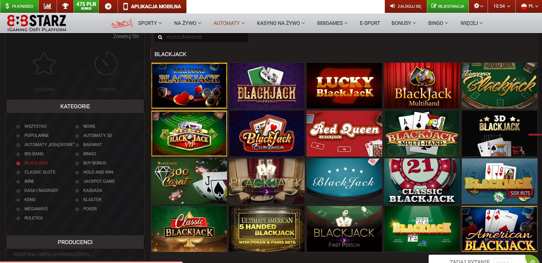 888Starz Casino Review