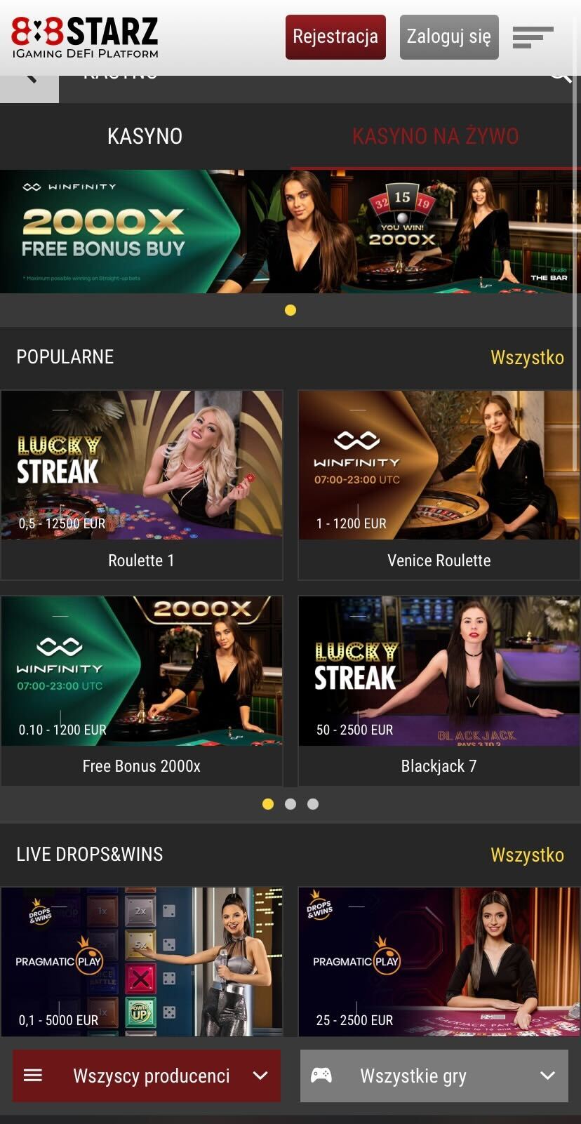 888Starz Casino Mobile Review