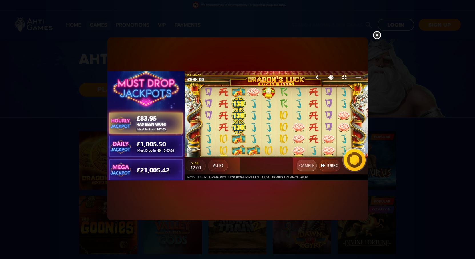AHTI Casino Slot Games