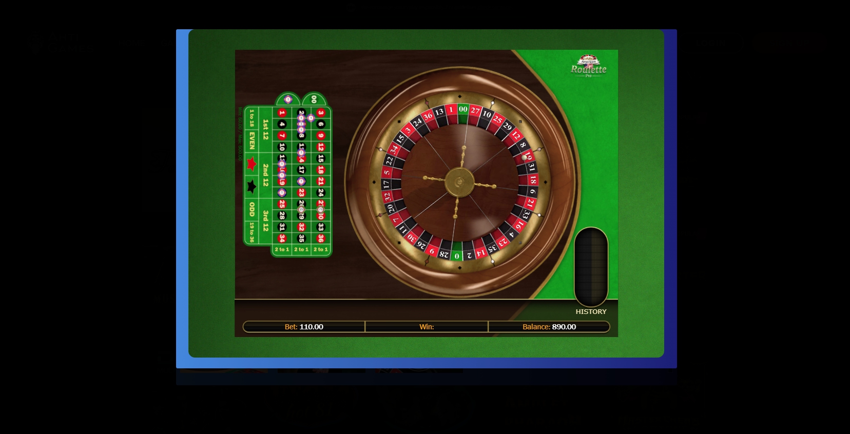 AHTI Casino Casino Games