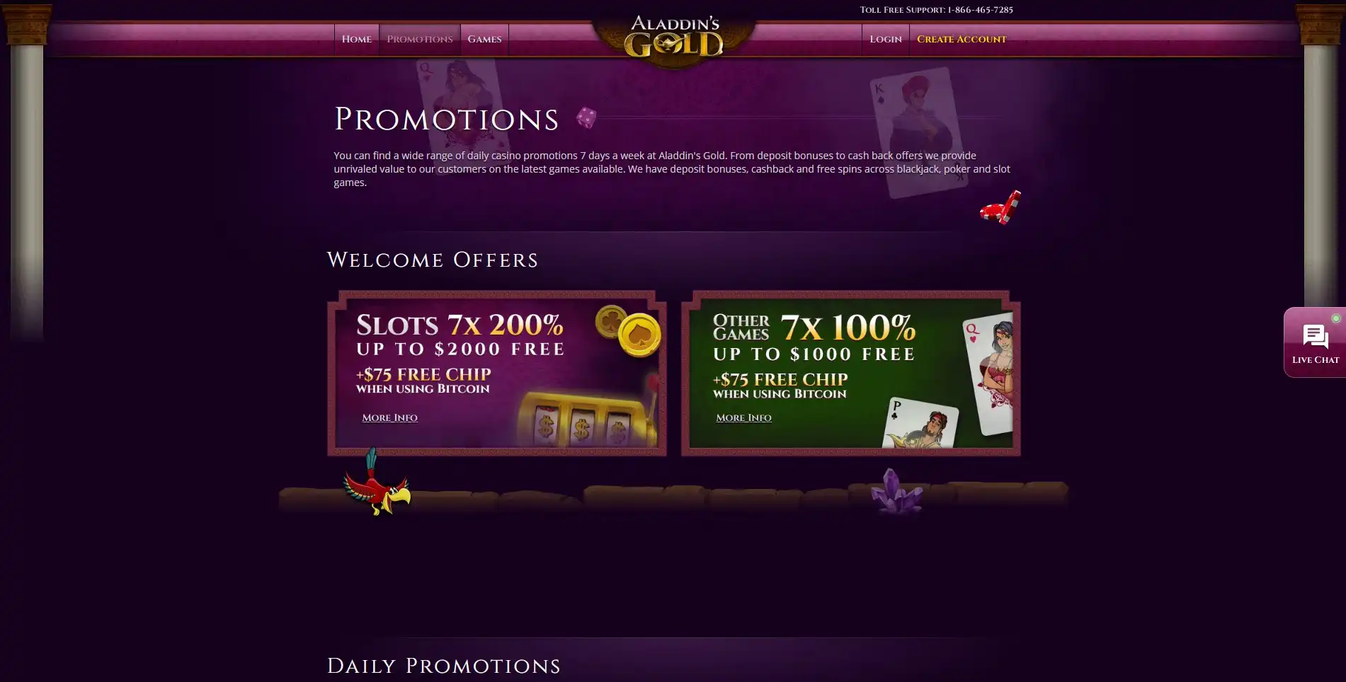 AladdinsGoldCasino No Deposit Bonus
