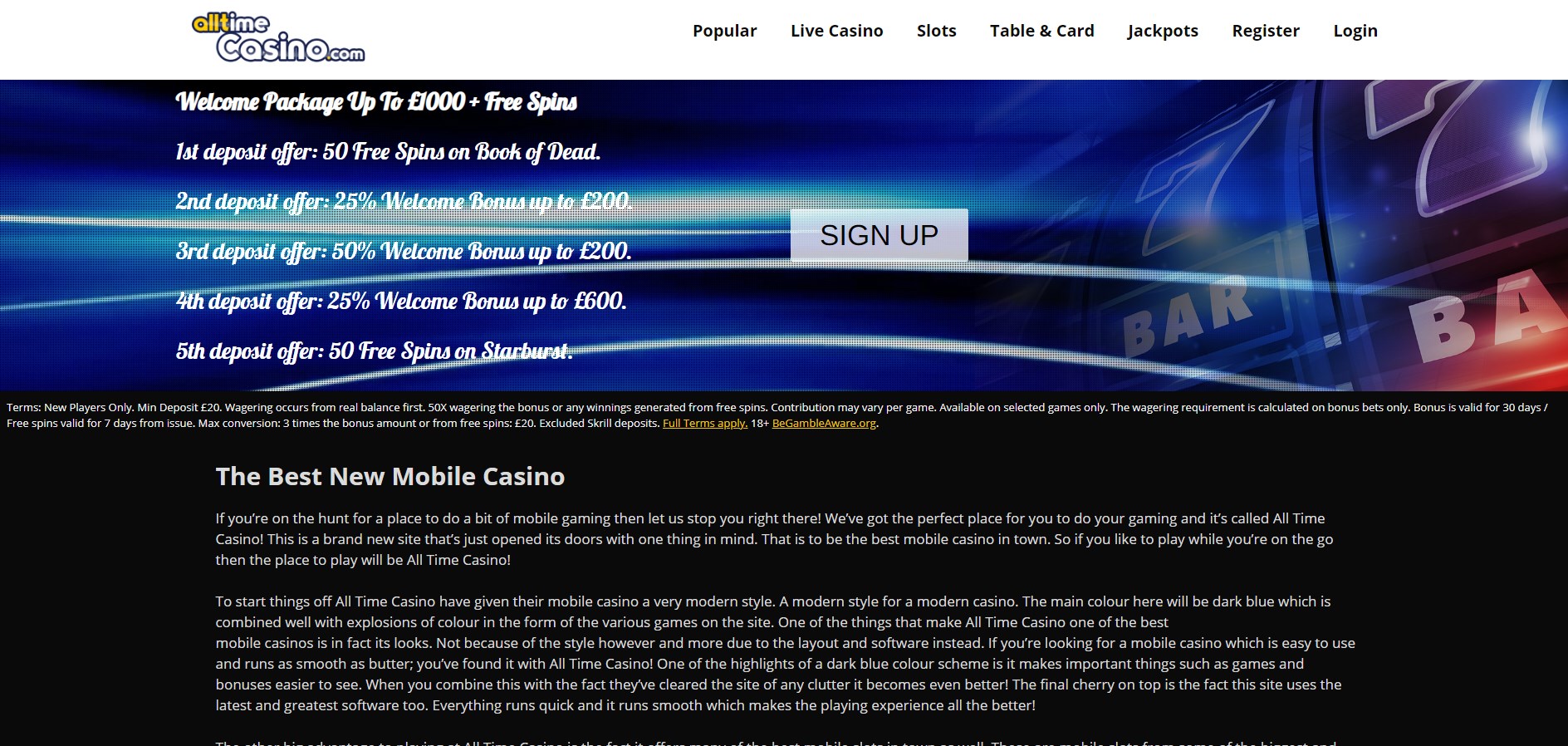 All Time Casino Review