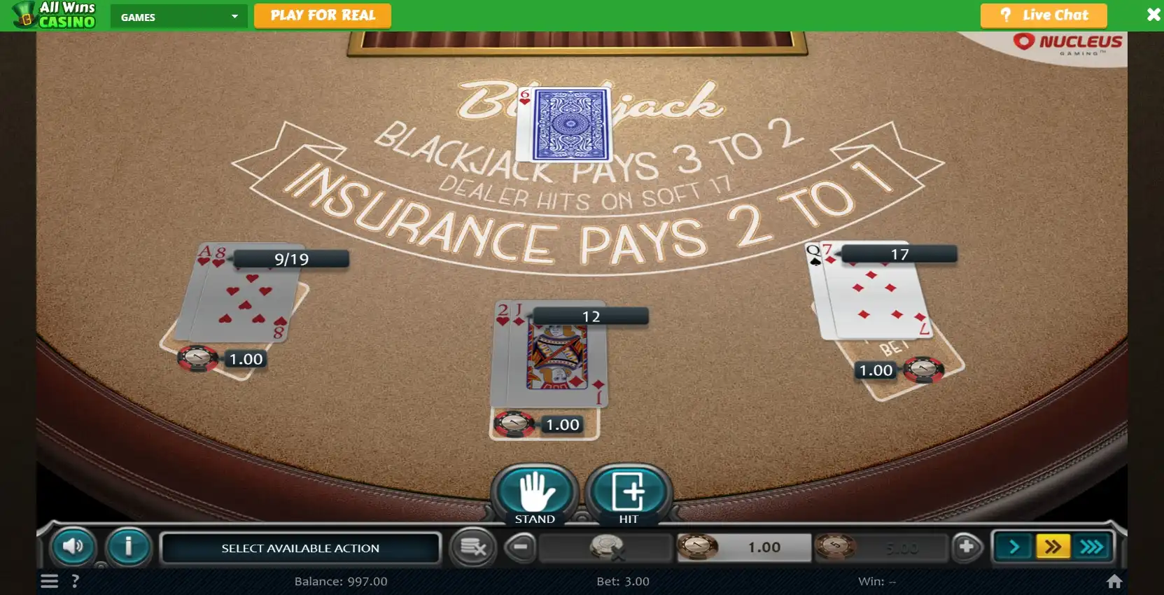 Allwins Casino Slots