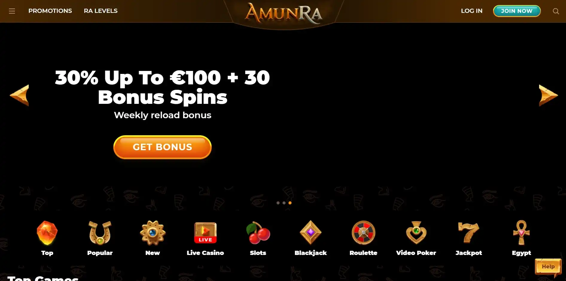 Amunra Casino Review