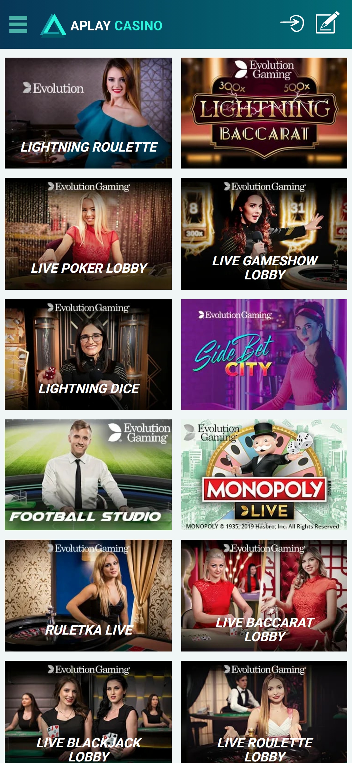 Aplay Casino Mobile Live Dealer Games Review