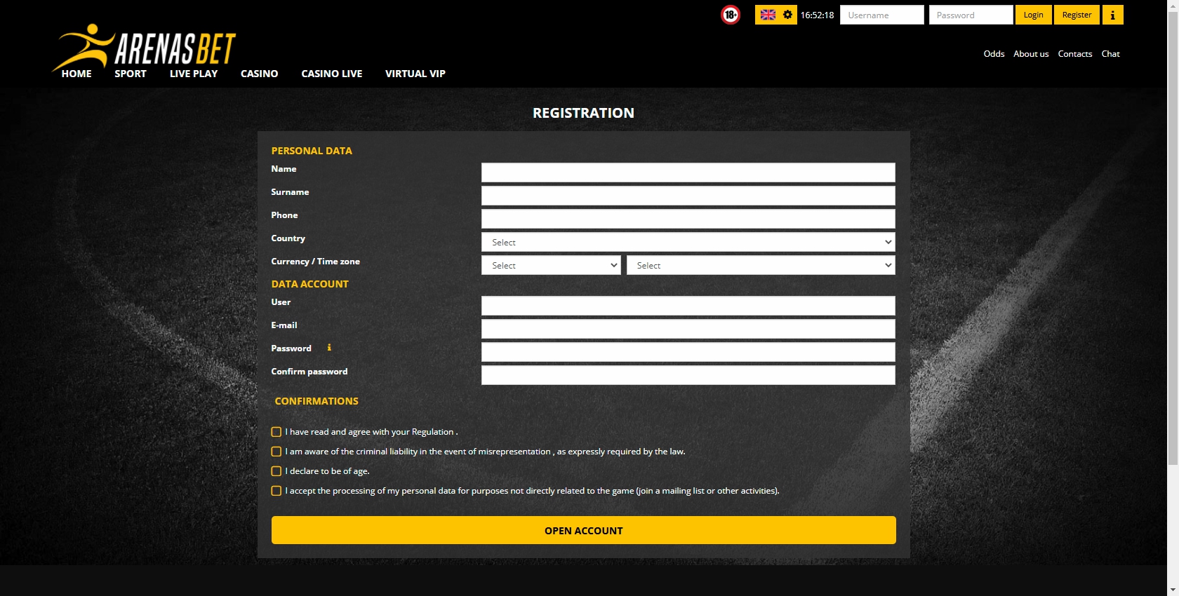 bwin login