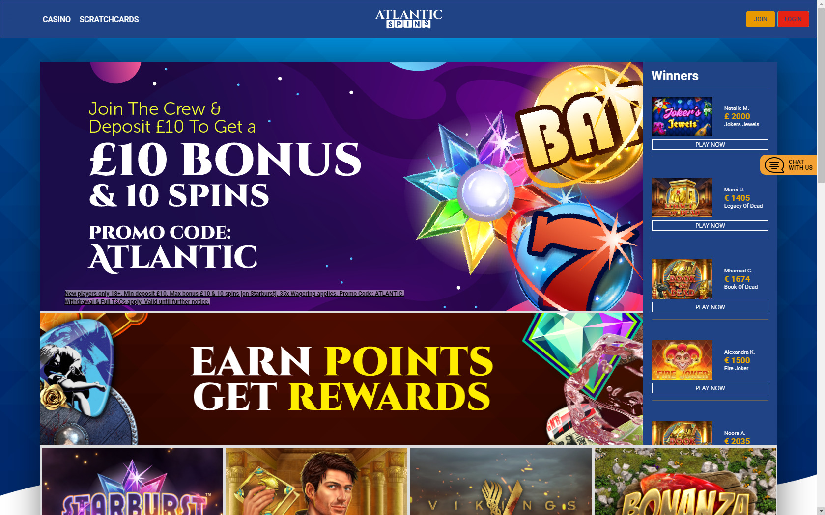 Atlantic Spins Casino Review