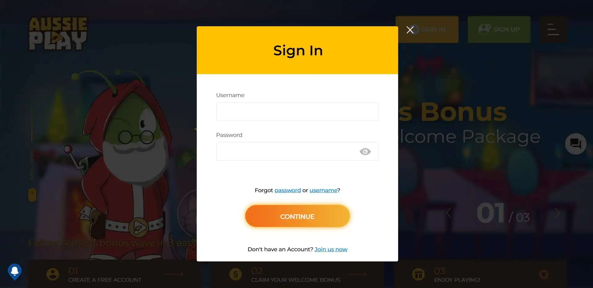 Aussieplay Casino Login