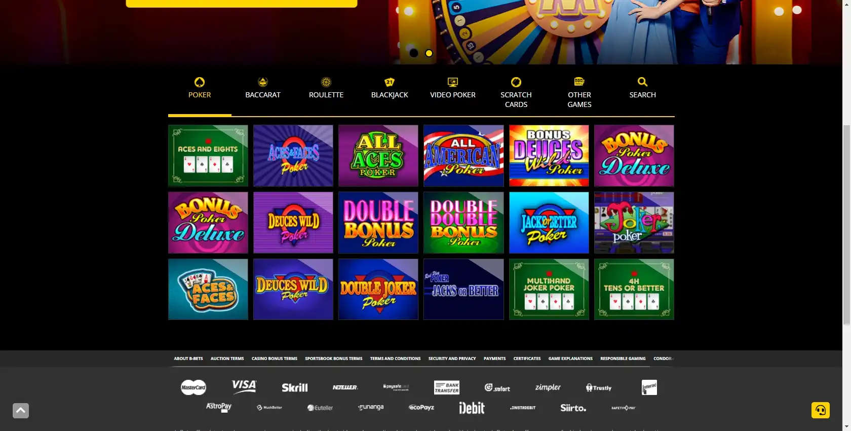 B-Bets Casino Games