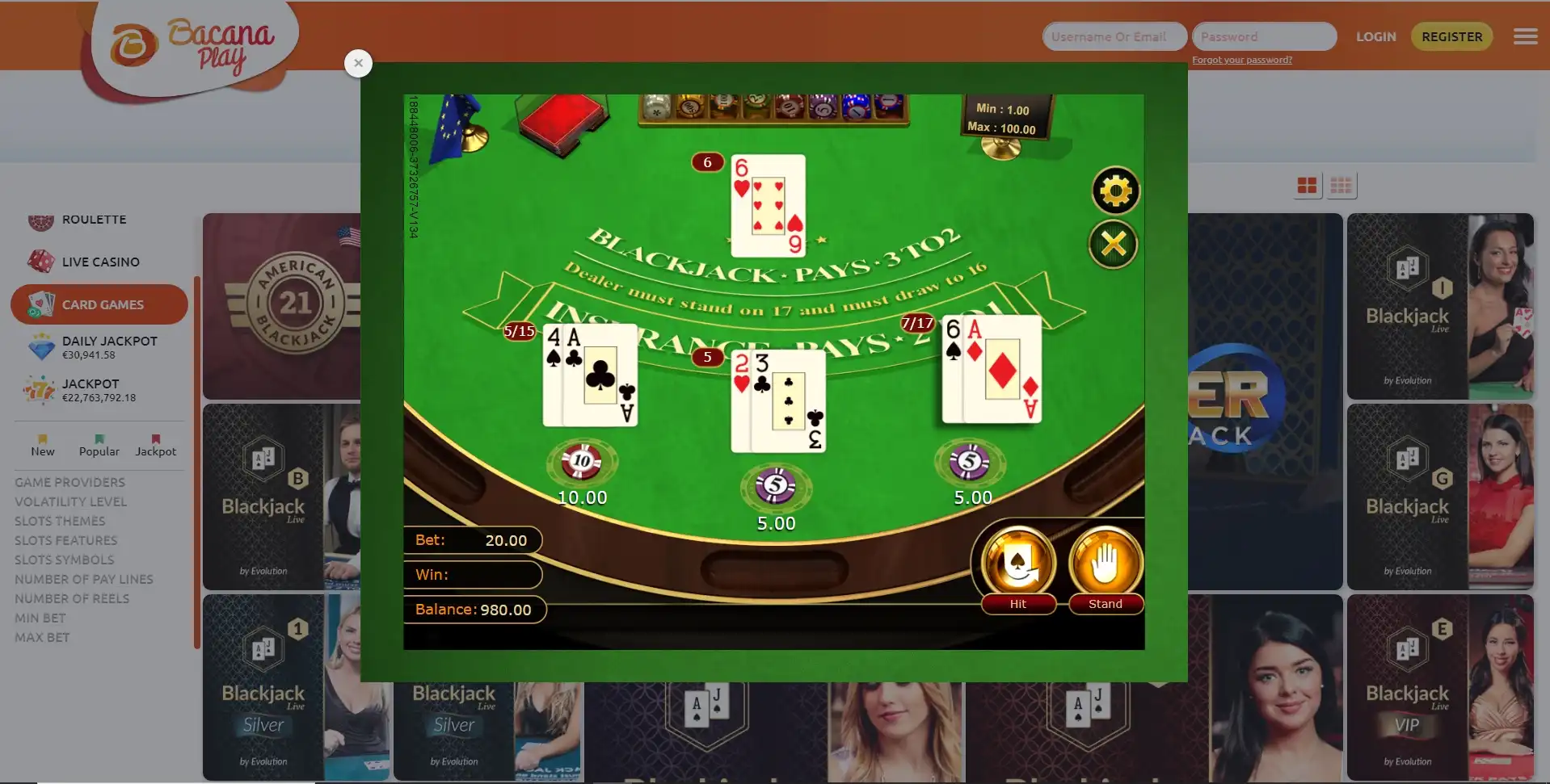Bacanaplay Slots