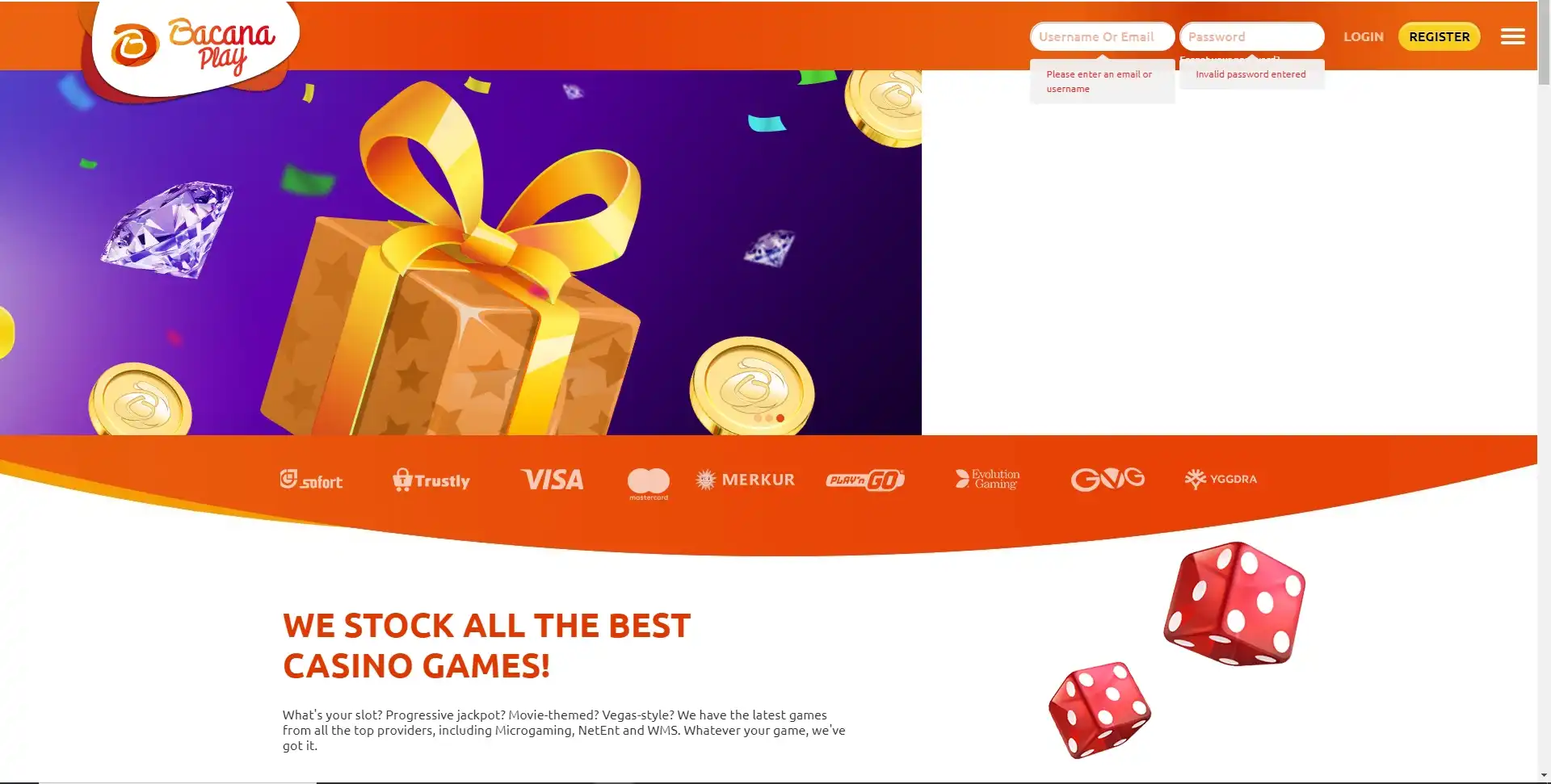 Bacanaplay Login