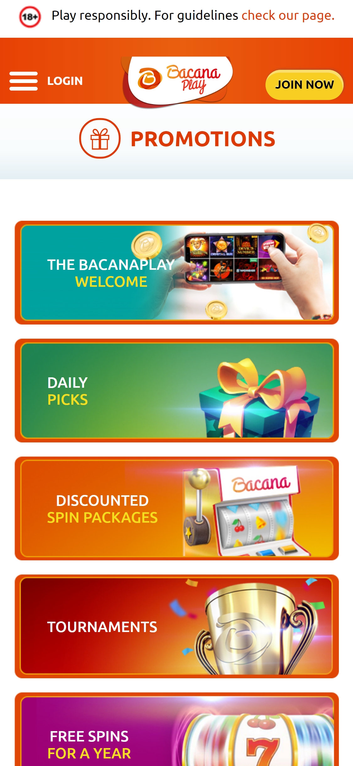 Bacanaplay Mobile No Deposit Bonus Review
