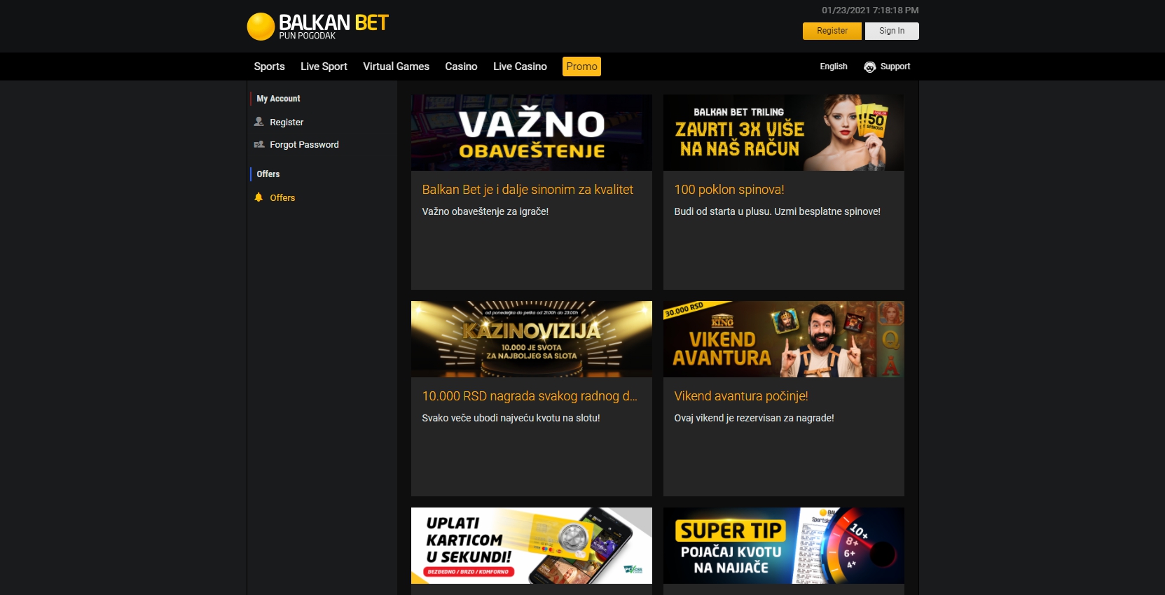 Balkan Bet Casino No Deposit Bonus
