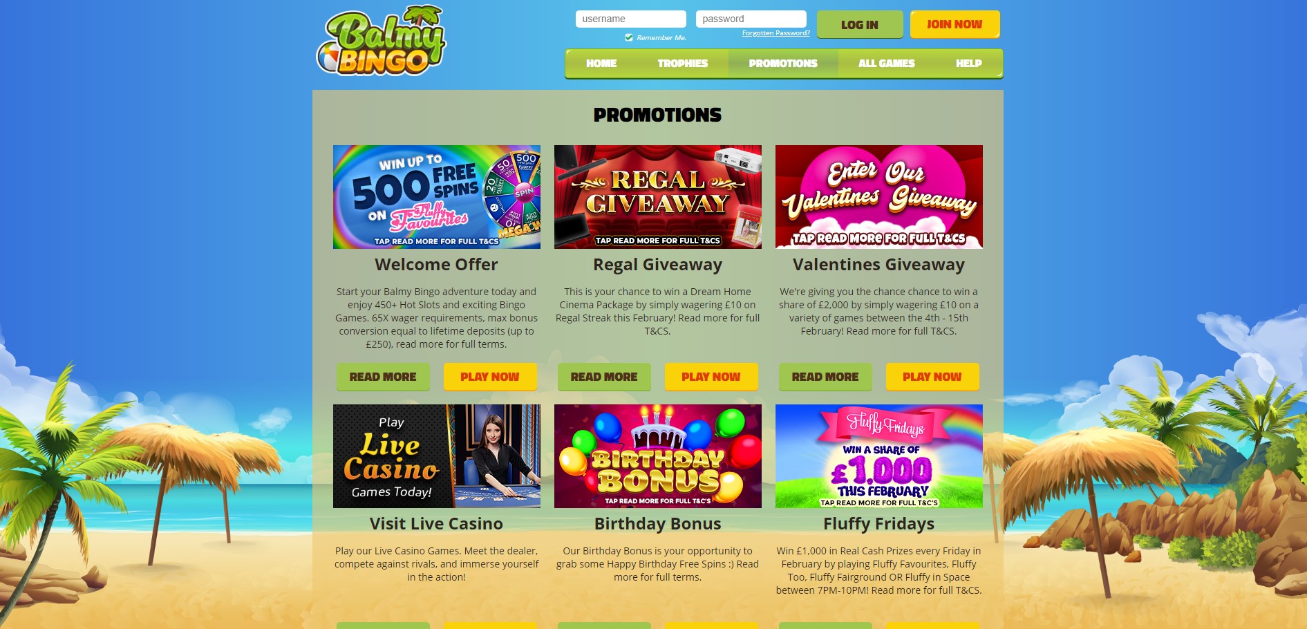 Balmy Bingo Casino No Deposit Bonus